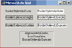       Label (), StaticText ()  Panel ()